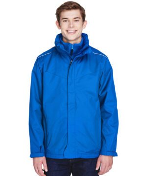 Core 365 Men's Region 3-in-1 Jacket with Fleece Liner #88205 Royal Blue Front