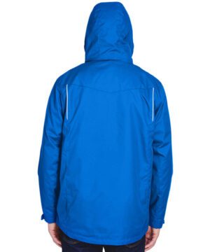 Core 365 Men's Region 3-in-1 Jacket with Fleece Liner #88205 Royal Blue Back