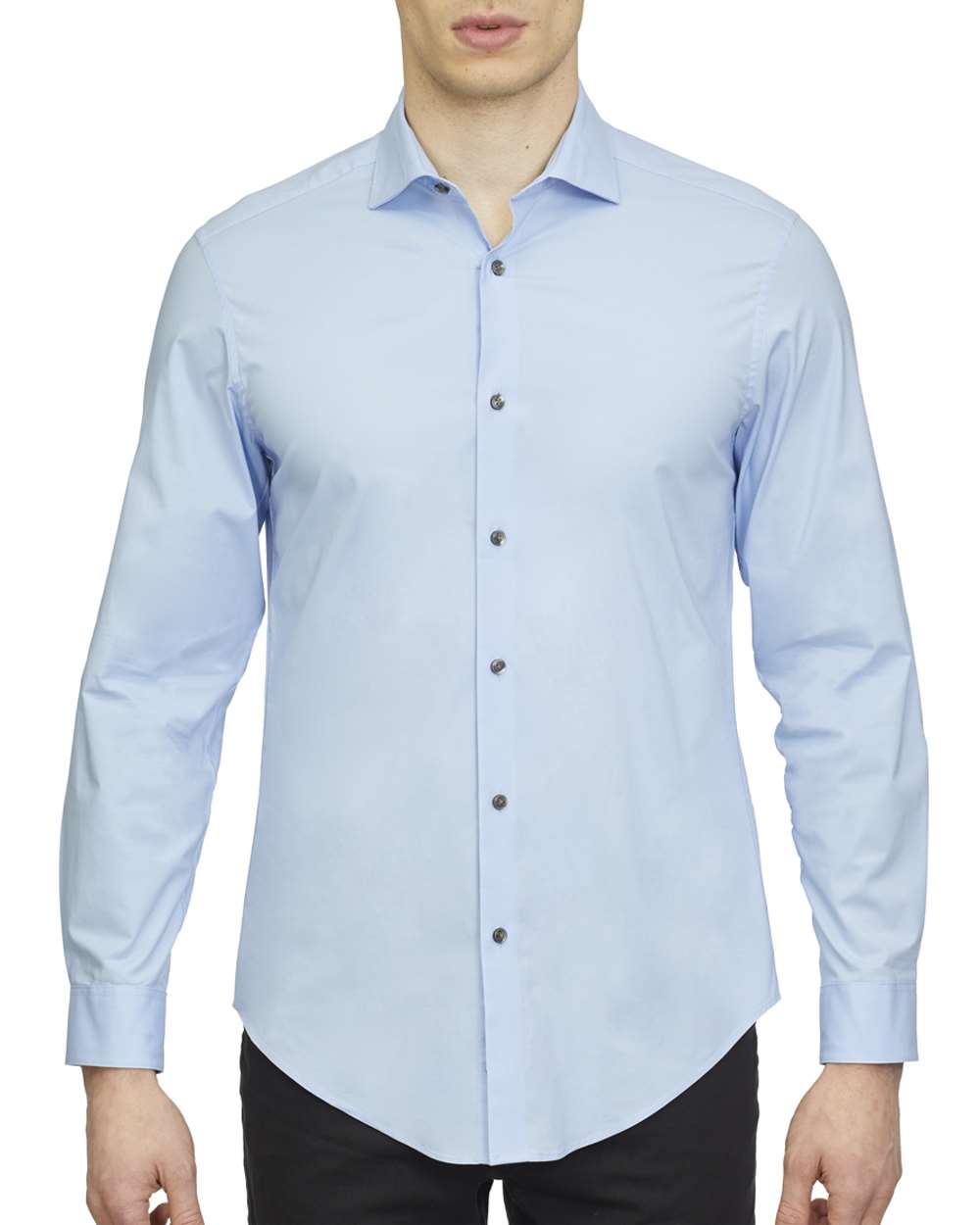 Calvin Klein Cotton Stretch Slim Fit Shirt #18CC109 Stream Blue