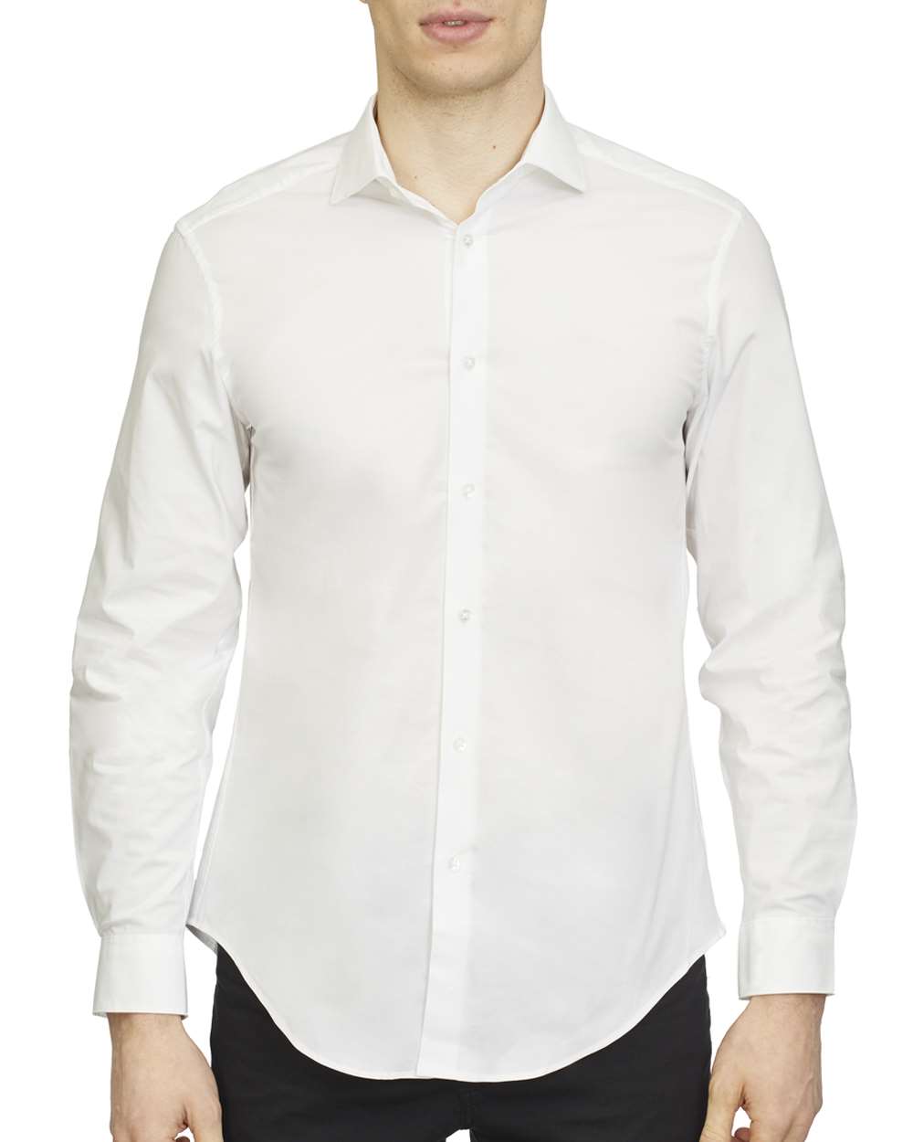 Calvin Klein Cotton Stretch Slim Fit Shirt #18CC109 White