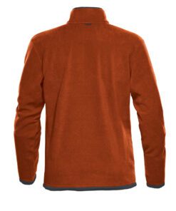 Stormtech Men's Shasta Tech Fleece 1/4 Zip #FPL-1 Burnt Orange / Graphite Back