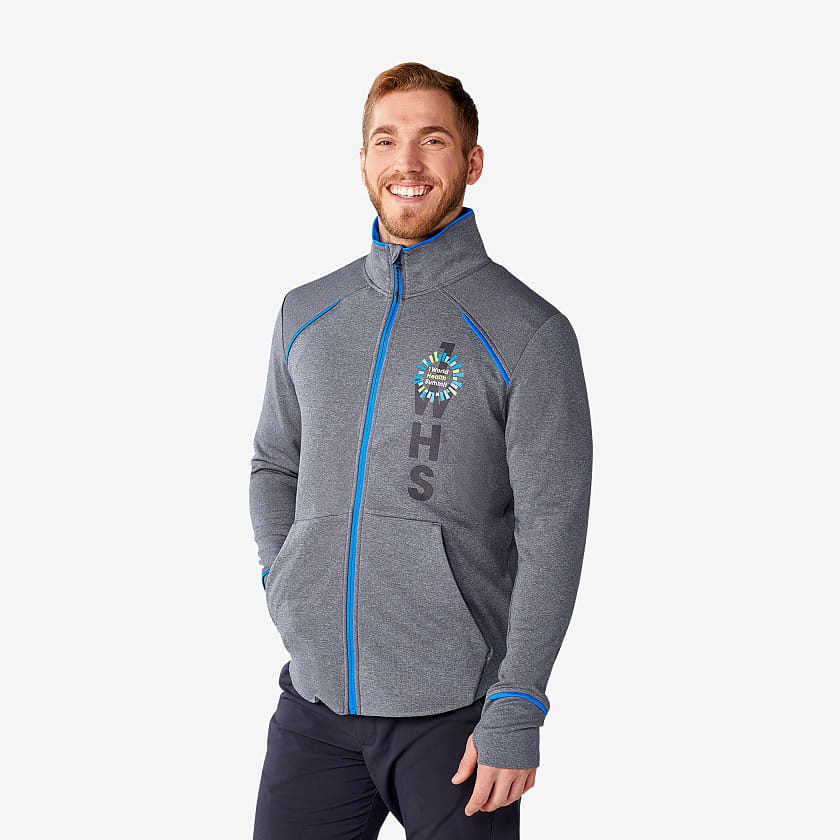 Trimark Men's TAMARACK Full Zip Jacket #TM18137 Olympic Blue Side