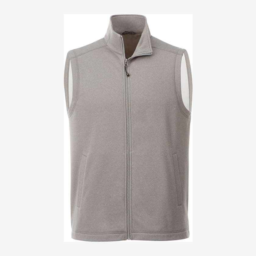 Trimark Men's BOYCE Knit Vest #TM18504 Heather Grey