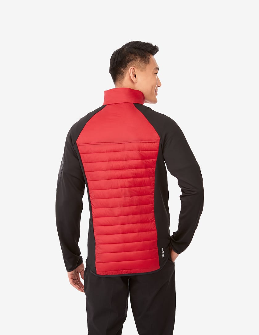 Men's BANFF Hybrid Insulated Jacket #TM19602 Red Back