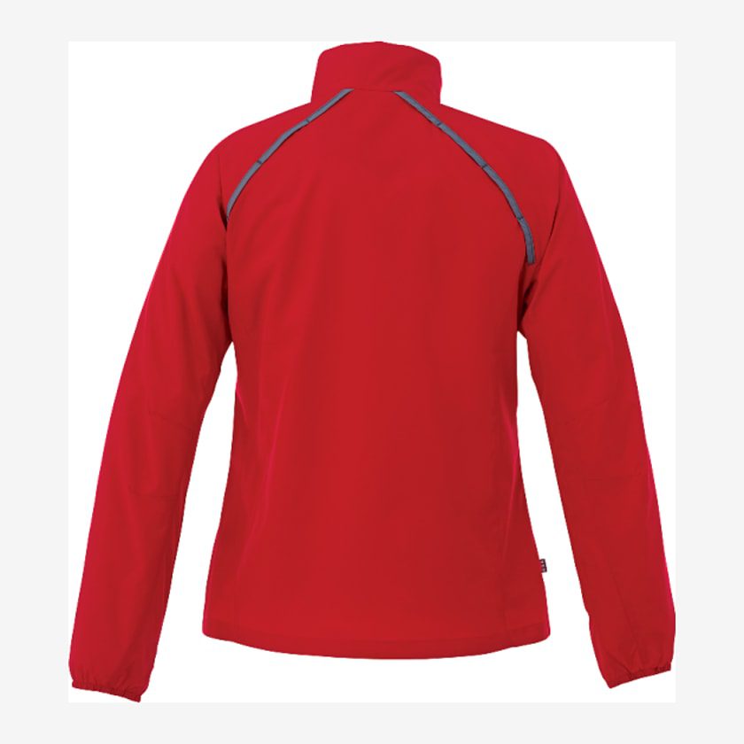 Trimark Women's EGMONT Packable Jacket #TM92605 Red Back