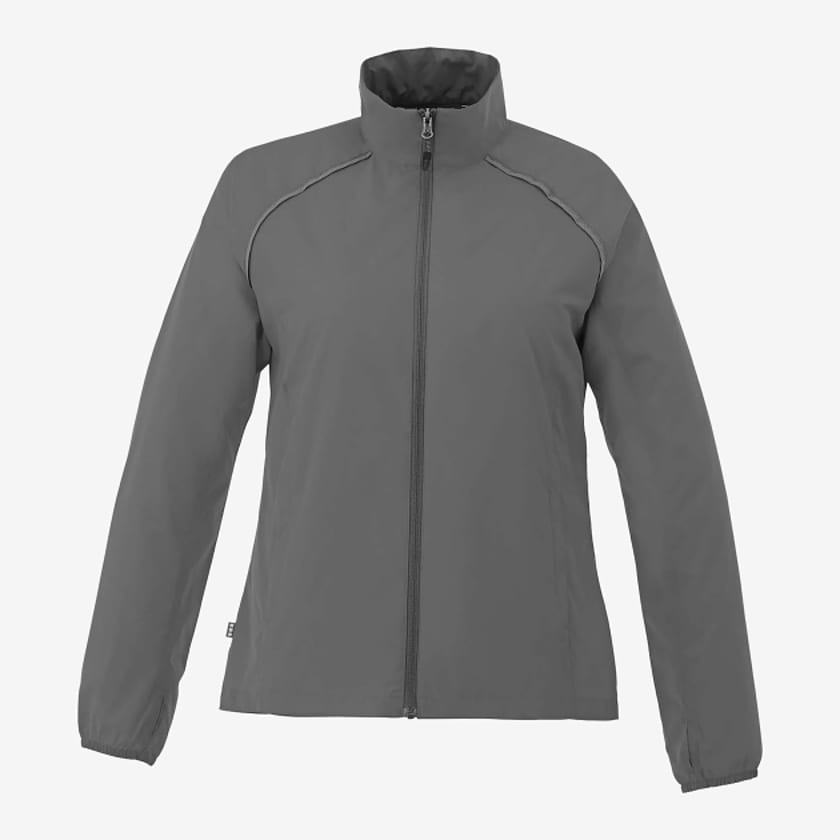 Trimark Women's EGMONT Packable Jacket #TM92605 Grey Storm