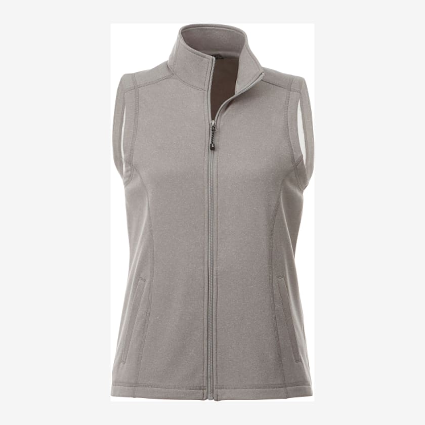 Trimark Women's BOYCE Knit Vest #TM98504 Heather Grey