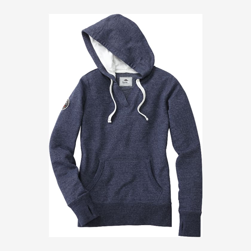 Women's Williamslake Roots73 Hoody #TM98703 Ink Blue Heather Front
