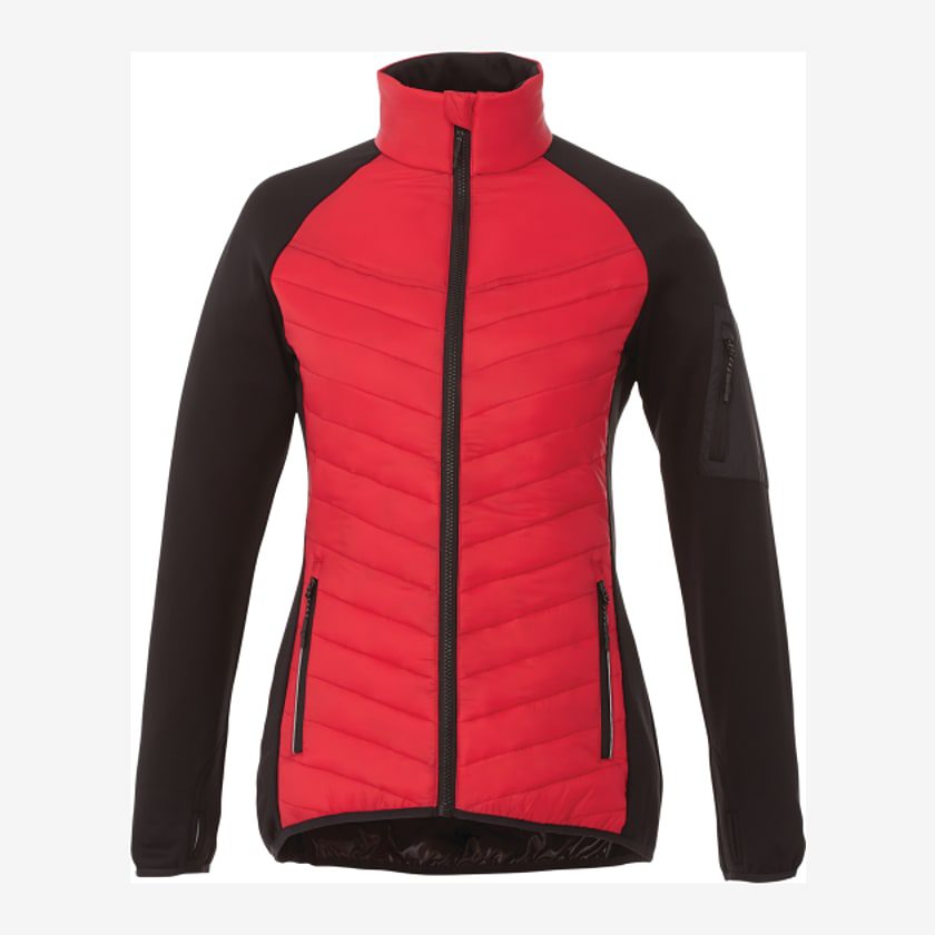 Trimark Women's BANFF Hybrid Insulated Jacket #TM99602 Red
