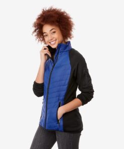Trimark Women's BANFF Hybrid Insulated Jacket #TM99602 Royal Blue Side