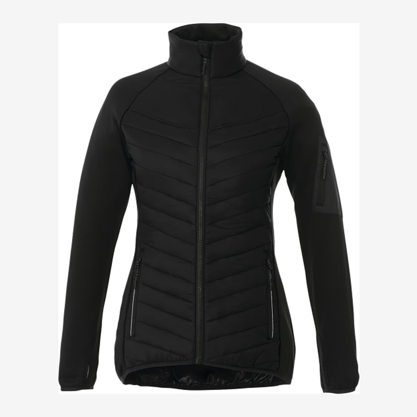 Trimark Women's BANFF Hybrid Insulated Jacket #TM99602 Black