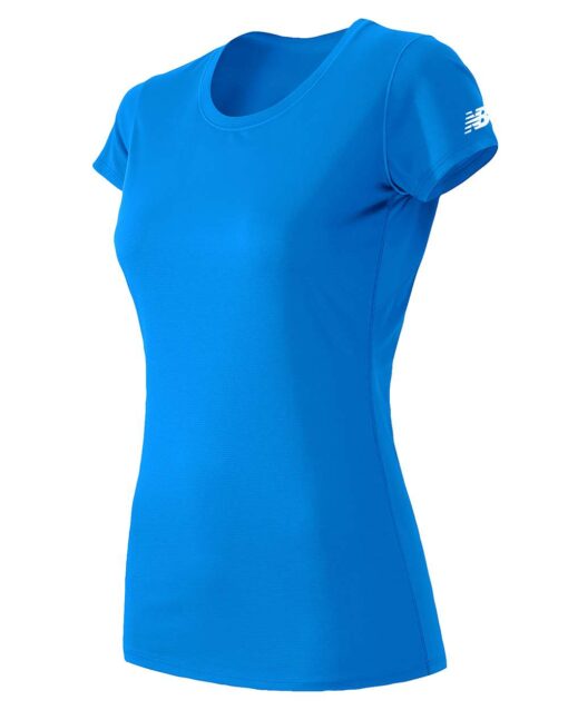 New Balance Women's Performance T-Shirt #WT81036P Light Blue Front