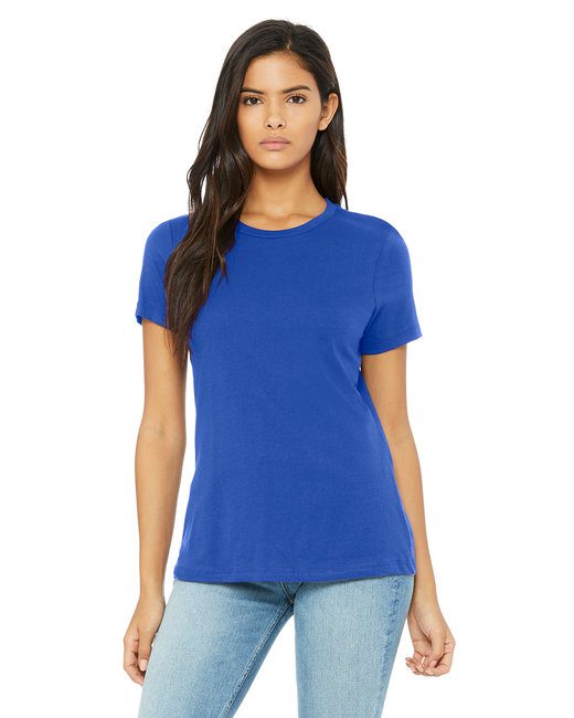 Bella + Canvas Ladies' Relaxed Jersey Short-Sleeve T-Shirt #B6400 Royal Blue