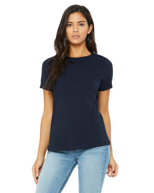 Bella + Canvas Ladies' Relaxed Jersey Short-Sleeve T-Shirt #B6400 Navy