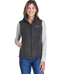 Columbia Ladies' Benton Springs™ Vest #C1023 Charcoal Heather Front