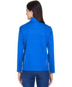 Core 365 Ladies' Techno Lite Three-Layer Knit Tech-Shell #CE708W Royal Blue Back