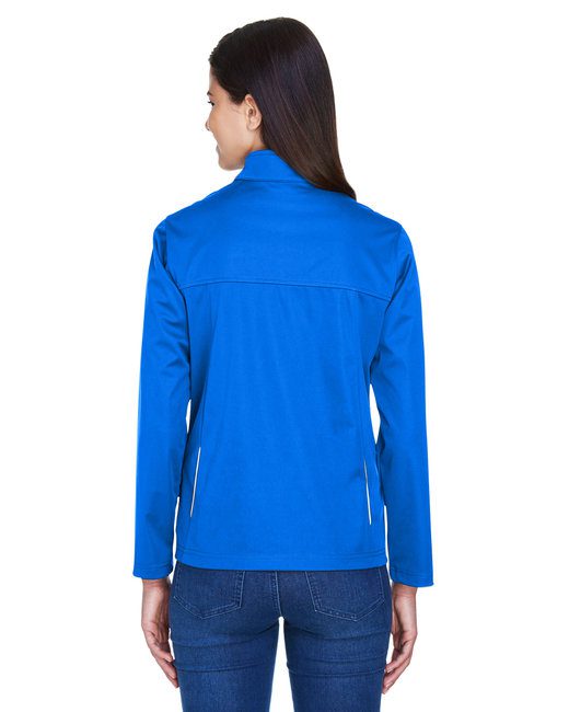 Core 365 Ladies' Techno Lite Three-Layer Knit Tech-Shell #CE708W Royal Blue Back