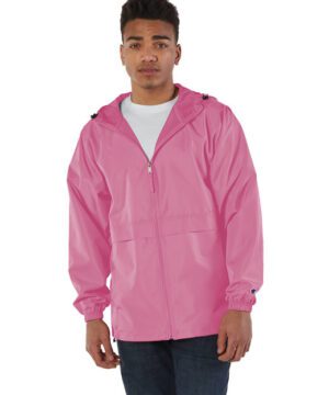 Champion Adult Full-Zip Anorak Jacket #CO125 Pink
