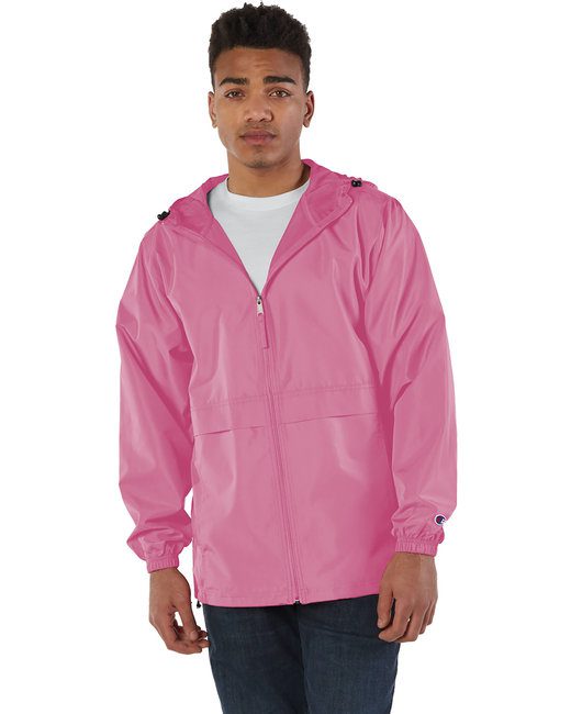 Champion Adult Full-Zip Anorak Jacket #CO125 Pink