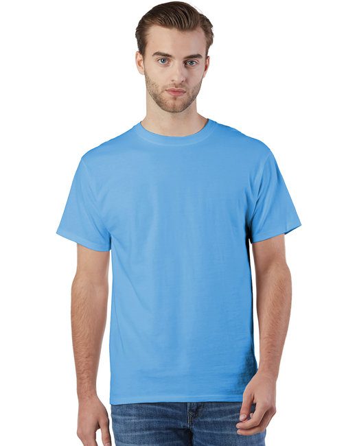 Champion Adult Ringspun Cotton T-Shirt #CP10 Light Blue