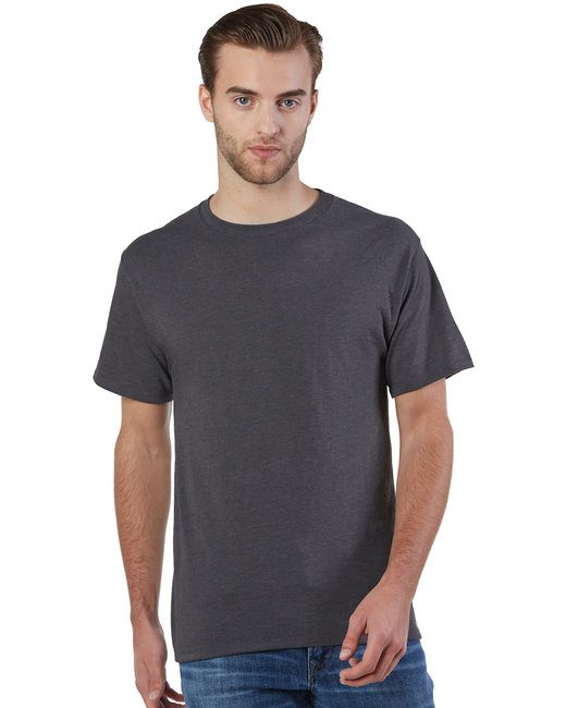 Champion Adult Ringspun Cotton T-Shirt #CP10 Charcoal Heather