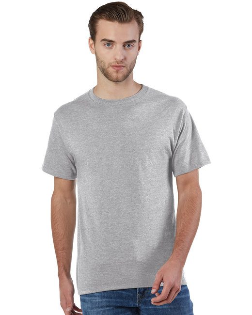Champion Adult Ringspun Cotton T-Shirt #CP10 Oxford Grey