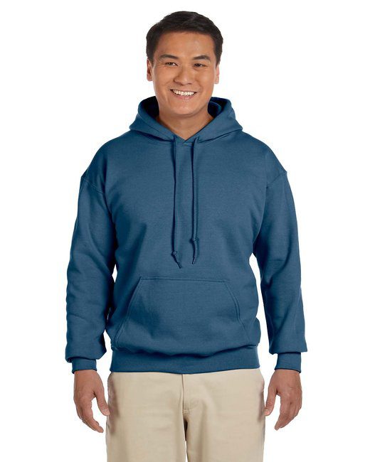 Gildan Adult Heavy Blend™ 8 oz., 50/50 Hooded Sweatshirt #18500 Indigo Blue