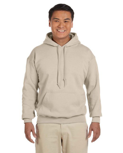 Gildan Adult Heavy Blend™ 8 oz., 50/50 Hooded Sweatshirt #18500 Sand