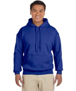 Gildan Adult Heavy Blend™ 8 oz., 50/50 Hooded Sweatshirt #18500 Royal Blue