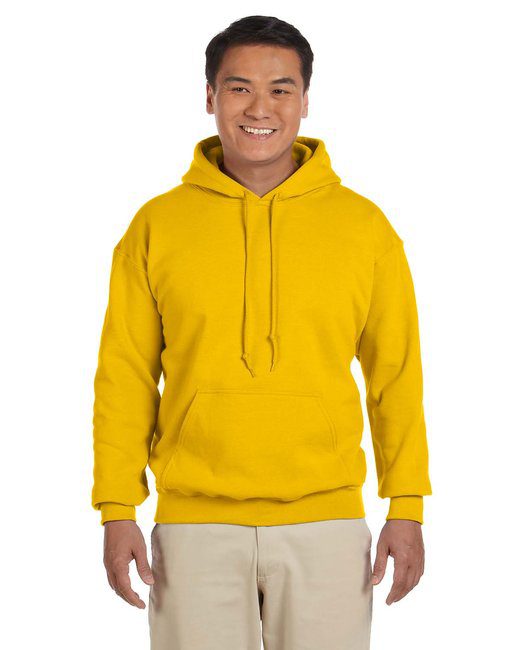 Gildan Adult Heavy Blend™ 8 oz., 50/50 Hooded Sweatshirt #18500 Gold