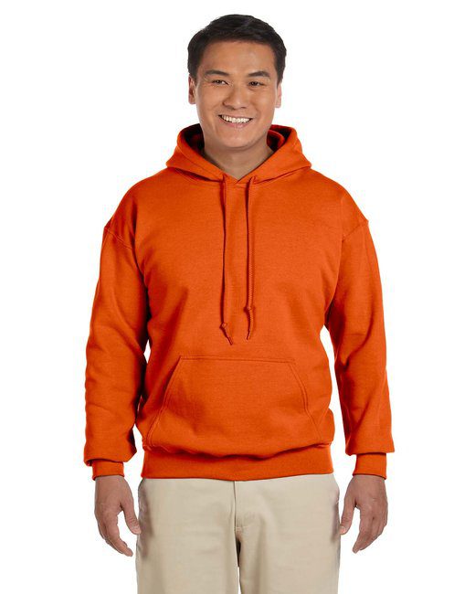 Gildan Adult Heavy Blend™ 8 oz., 50/50 Hooded Sweatshirt #18500 Orange