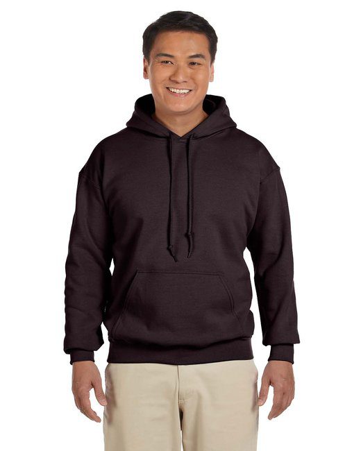 Gildan Adult Heavy Blend™ 8 oz., 50/50 Hooded Sweatshirt #18500 Dark Chocolate