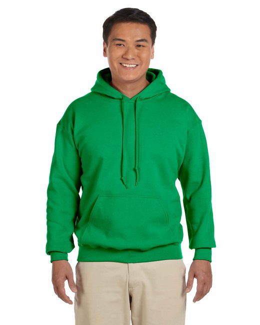 Gildan Adult Heavy Blend™ 8 oz., 50/50 Hooded Sweatshirt #18500 Irish Green
