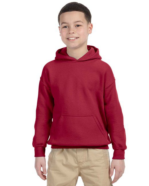 Gildan Youth Heavy Blend™ 8 oz., 50/50 Hooded Sweatshirt #18500B Maroon