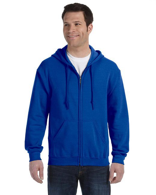 Gildan Adult Heavy Blend™ 8 oz., 50/50 Full-Zip Hooded Sweatshirt #18600 Royal Blue