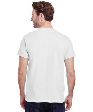 Gildan Adult Heavy Cotton™ T-Shirt #5000 White Back