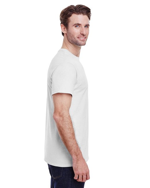 Gildan Adult Heavy Cotton™ T-Shirt #5000 White Side
