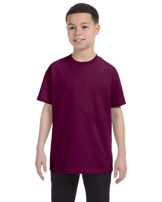 Gildan Youth Heavy Cotton™ T-Shirt #5000B Maroon