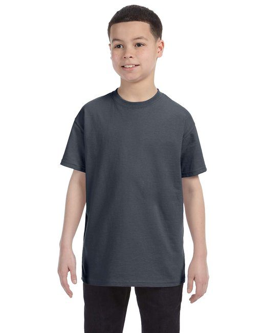 Gildan Youth Heavy Cotton™ T-Shirt #5000B Dark Heather