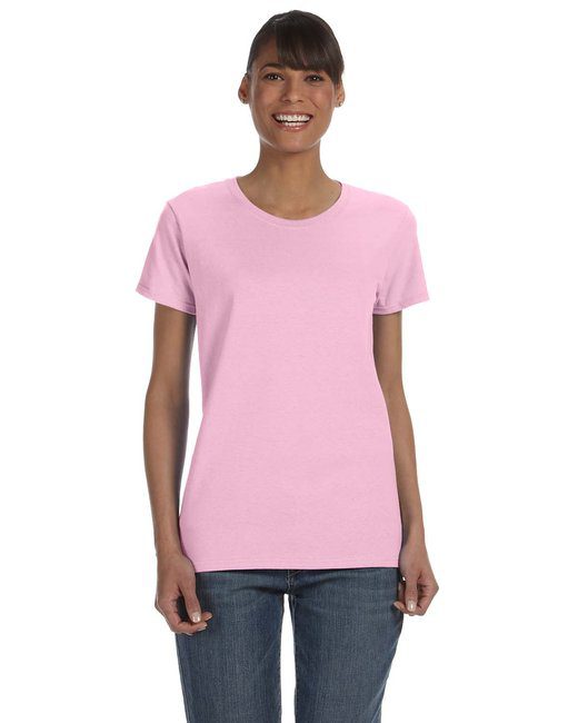 Gildan Ladies' Heavy Cotton™ T-Shirt #5000L Light Pink