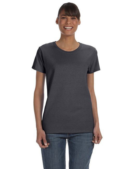 Gildan Ladies' Heavy Cotton™ T-Shirt #5000L Charcoal