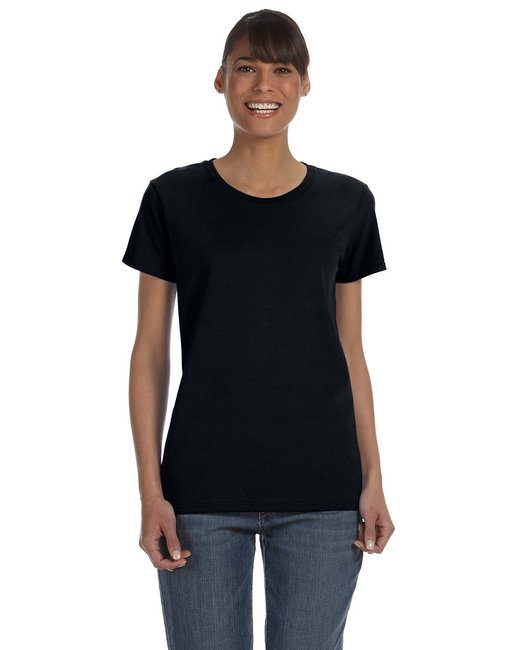 Gildan Ladies' Heavy Cotton™ T-Shirt #5000L Black