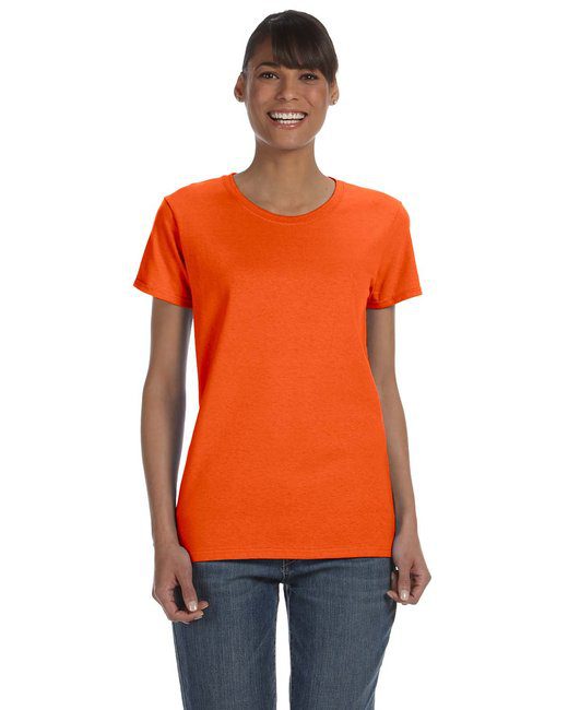 Gildan Ladies' Heavy Cotton™ T-Shirt #5000L Orange