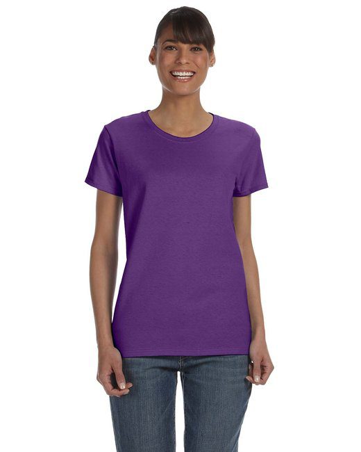 Gildan Ladies' Heavy Cotton™ T-Shirt #5000L Purple