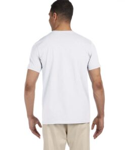 Gildan Adult Softstyle™ T-Shirt #64000 White Back