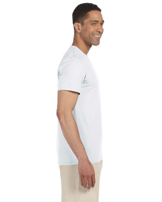 Gildan Adult Softstyle™ T-Shirt #64000 White Side