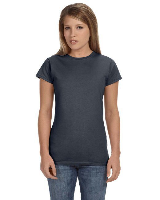 Gildan Ladies' Softstyle® Fitted T-Shirt #64000L Dark Heather