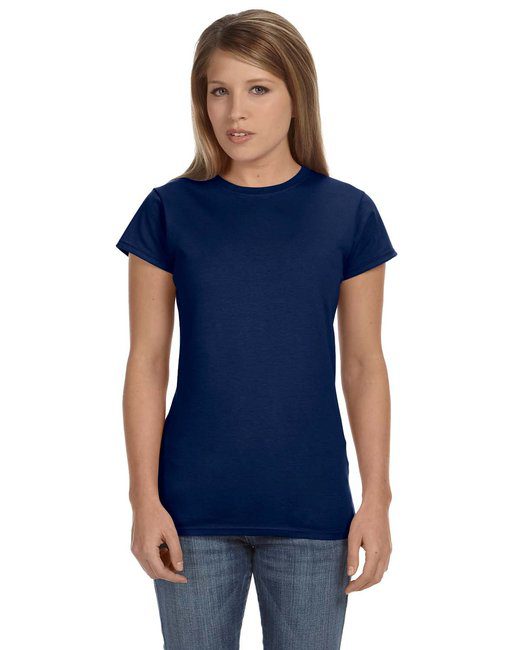 Gildan Ladies' Softstyle® Fitted T-Shirt #64000L Navy