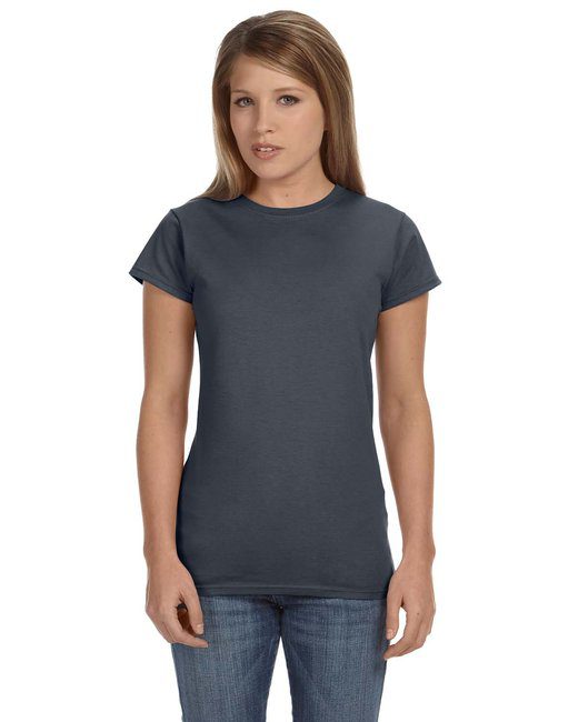 Gildan Ladies' Softstyle® Fitted T-Shirt #64000L Charcoal