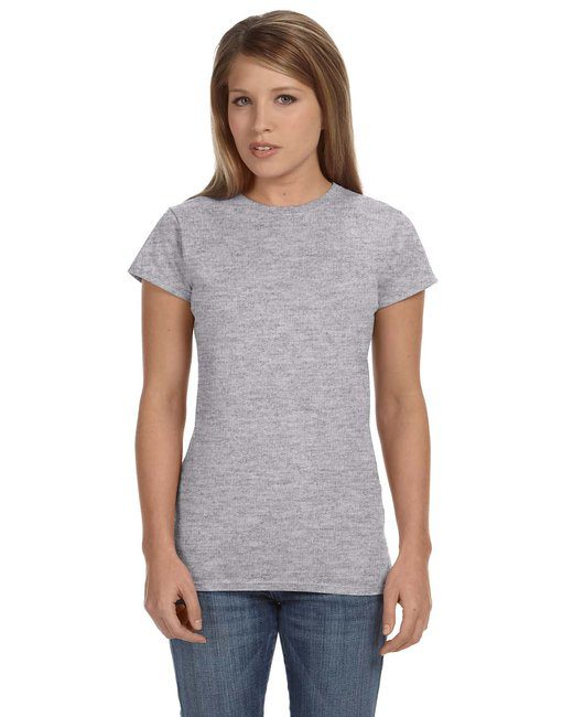 Gildan Ladies' Softstyle® Fitted T-Shirt #64000L Sport Grey